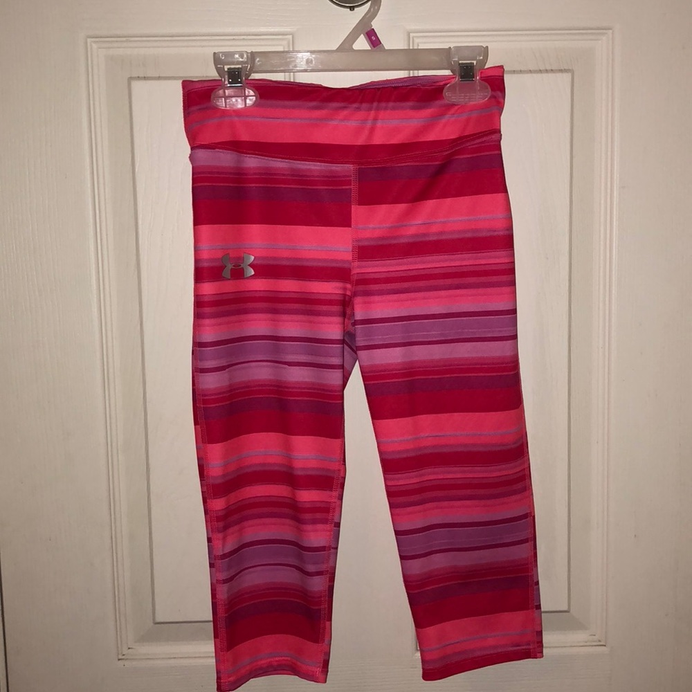 Pink / Purple Stretchy Under Armour Workout Pants